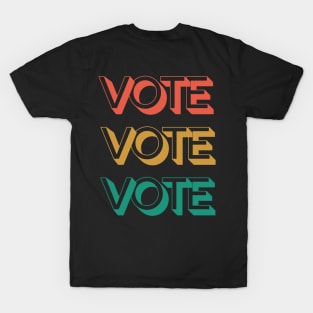 Vote Retro Vintage Design T-Shirt